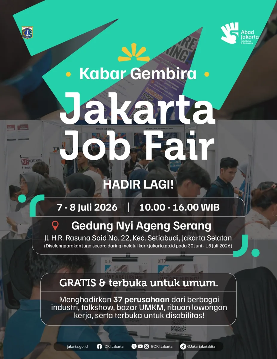 Job Fair Kabupaten Pakpak Bharat 2026 (Suku Dinas TKTE Wilayah Kabupaten Pakpak Bharat Barat) : 7-8 Juli 2026