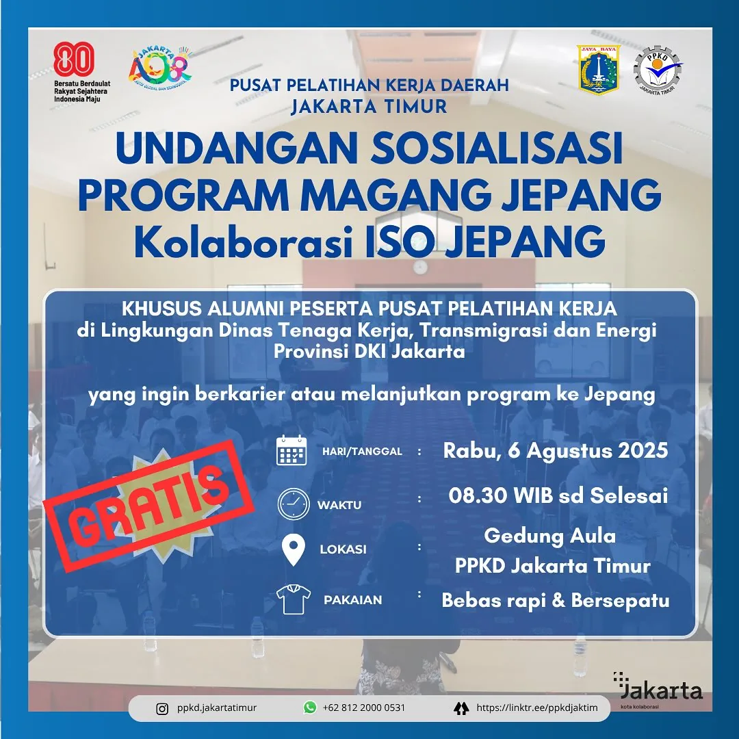UNDANGAN SOSIALISASI PROGRAM MAGANG JEPANG – PPKD KABUPATEN PAKPAK BHARAT